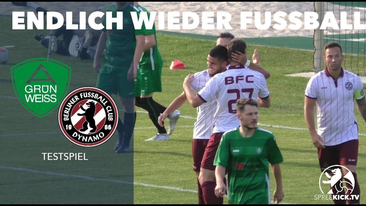 Nach 137 Tagen Zwangs-Pause: BFC Dynamo feiert gelungene Fußball-Rückkehr | Ahrensfelde - BFC Dynamo
