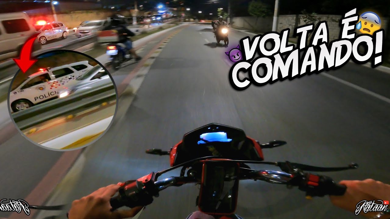 CORTANDO DE GIRO E FUG4 DO COMANDO DE MOBILETE !