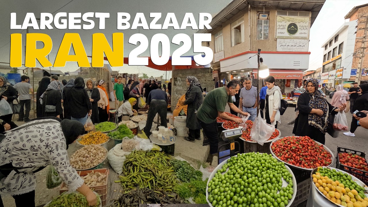 IRAN ! Le plus grand bazar de l'après-guerre ! Visite gastronomique de rue en Iran 🇮🇷