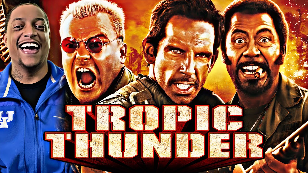 TROPIC THUNDER | MOVIE REACTION | MY FIRST TIME WATCHING | WHAT DID I JUST WATCH | RDJ | HILARIOUS😂