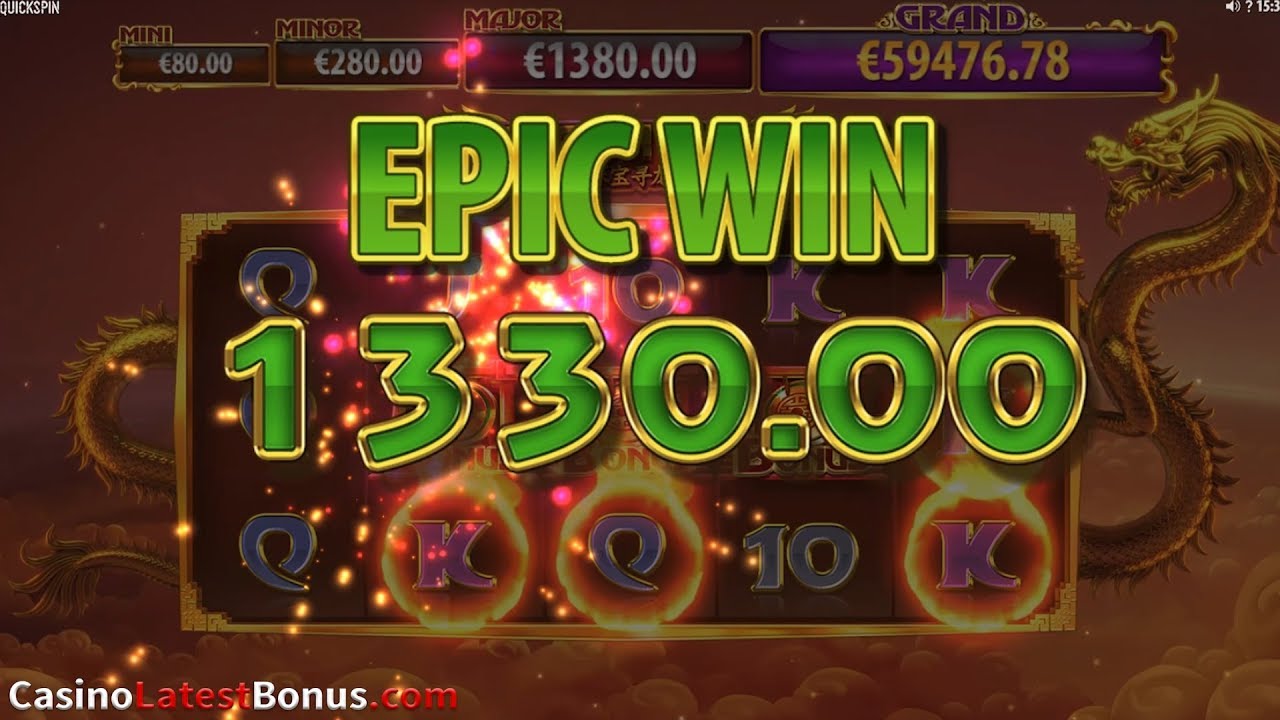 Dragon Chase from Quickspin (FREESPINS, BONUS, BIGWIN, SUPERBIGWIN, MEGAWIN)