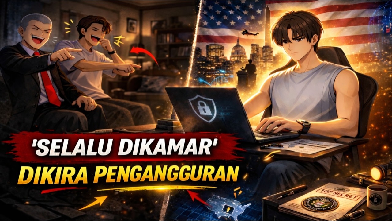 DIHINA PENGANGGURAN KARENA SELALU DIKAMAR - PADAHAL ORANG TERPENTING DIAMERIKA - ANIMASI DRAMA