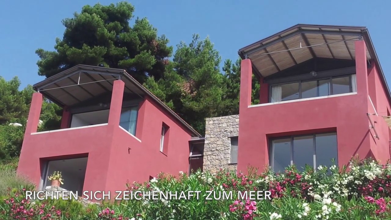 Ferienhaus mit Pool und Meerblick an der Grenze zwischen Italien und Frankreich für bis zu 6 Pers.