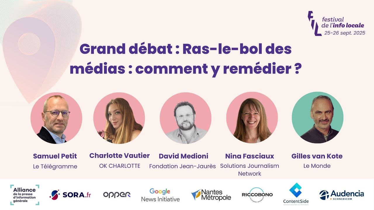 Ras-le-bol des médias : comment y remédier ? - Grand débat FIL 2025