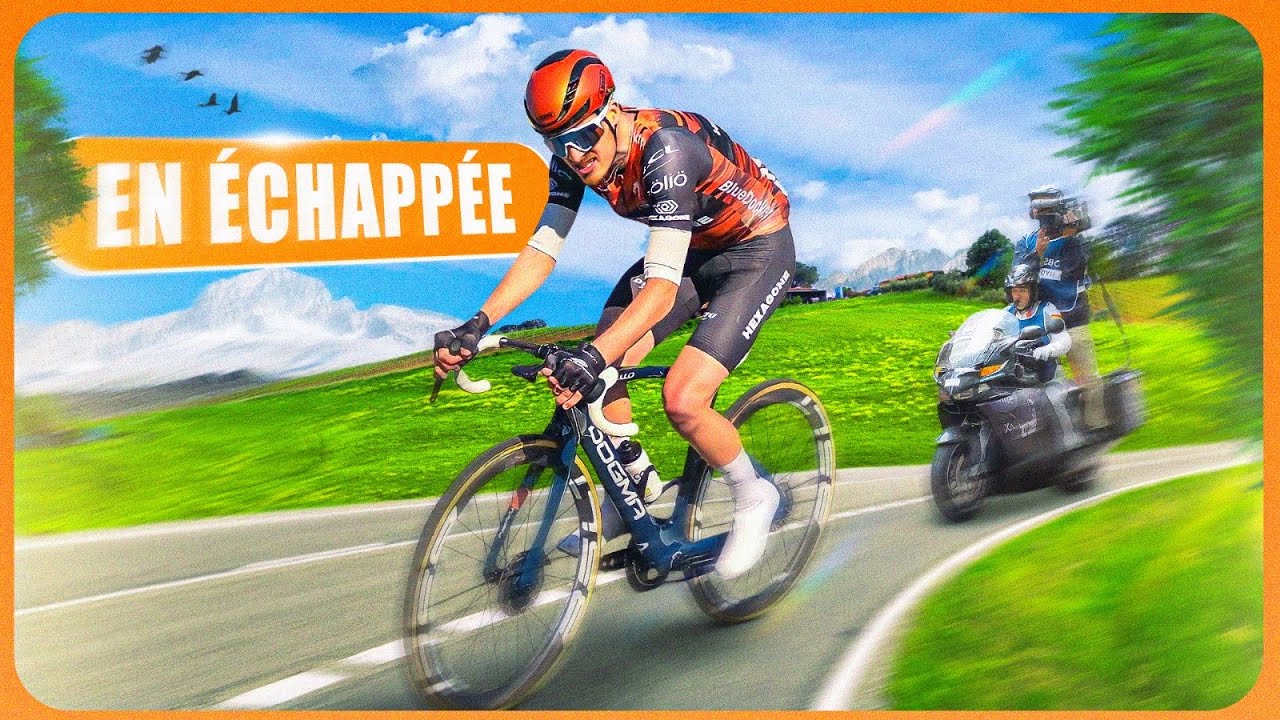 Je suis dans la bonne échappée pour ma reprise en élite !!