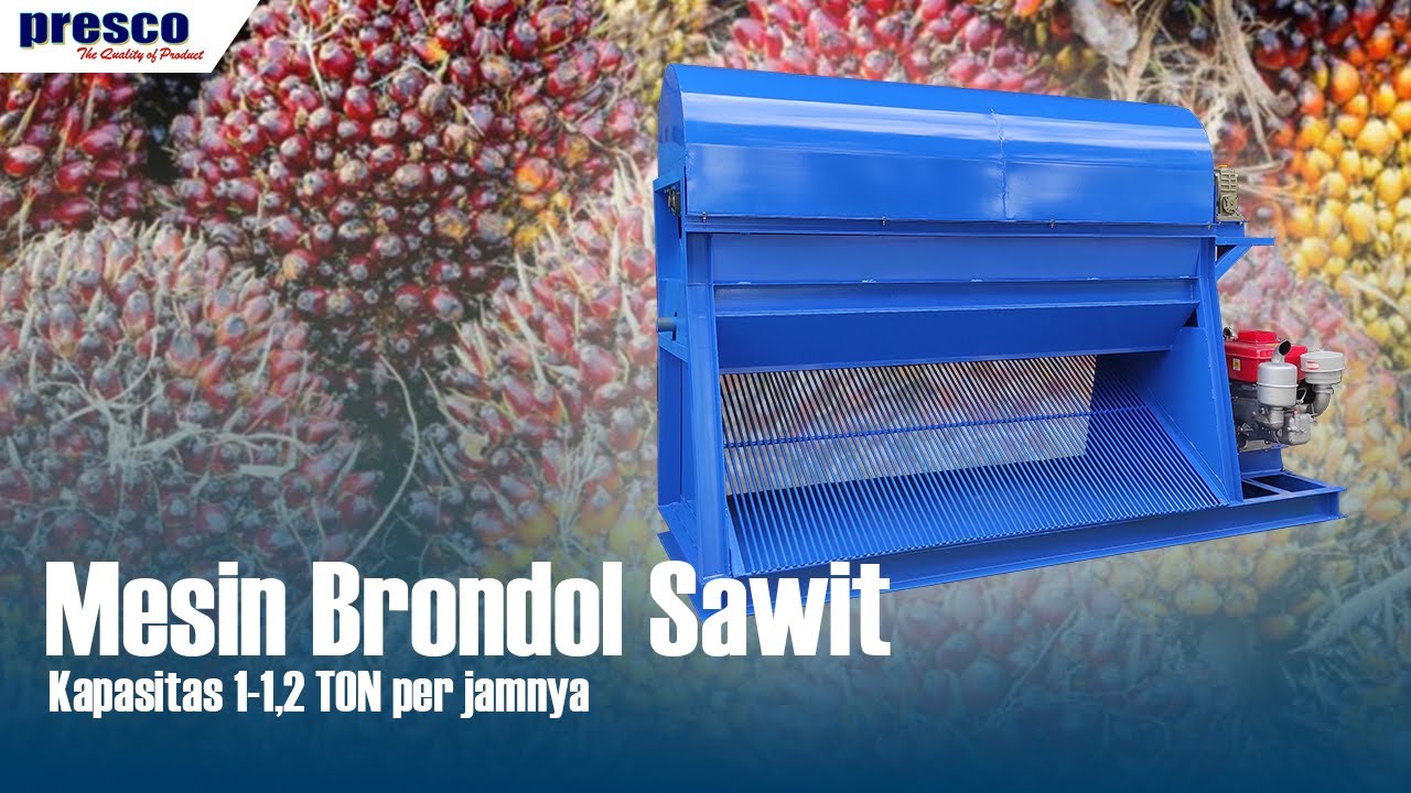 Mesin Brondol Sawit Presco (Threshing Palm Machine)