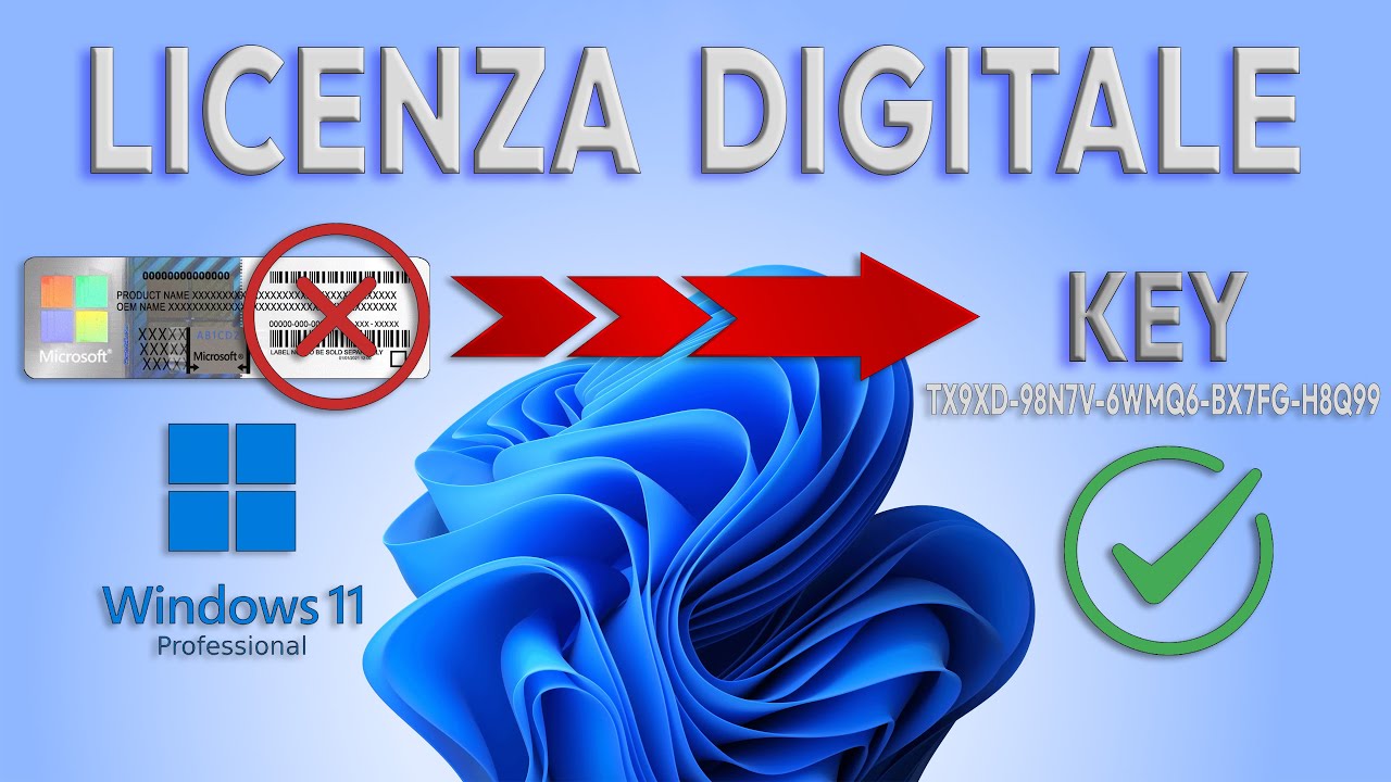 come ottenere una licenza WINDOWS 11 PRO modo FACILE,SICURO,ECONOMICO soluzione al problema comune