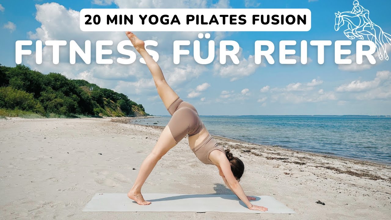 20 MIN YOGA PILATES WORKOUT FÜR REITER || Besser Reiten mit stabilem Sitz, starker Mitte & viel Ruhe