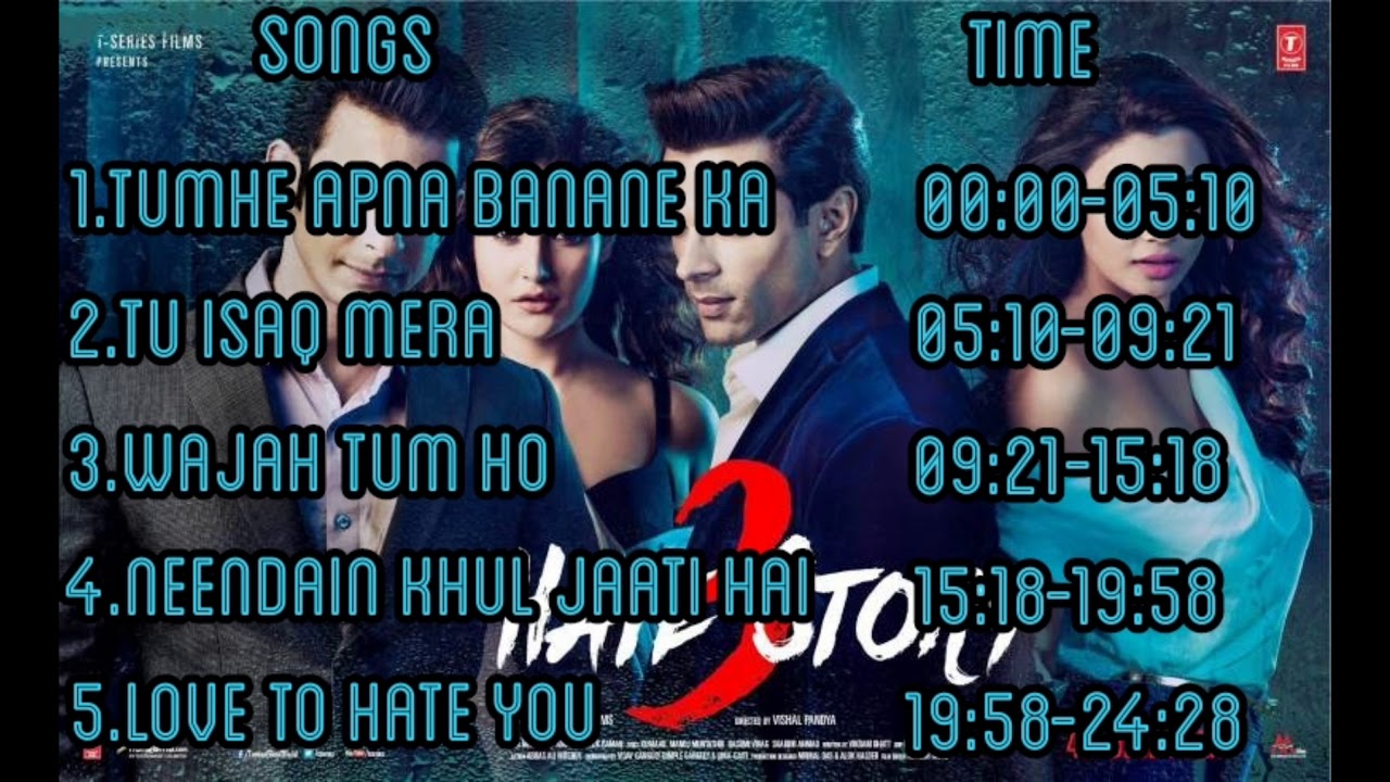 Hate Story 3 Full Audio Songs JUKEBOX || Zareen Khan, Sharman Joshi, Daisy Shah, Karan Singh