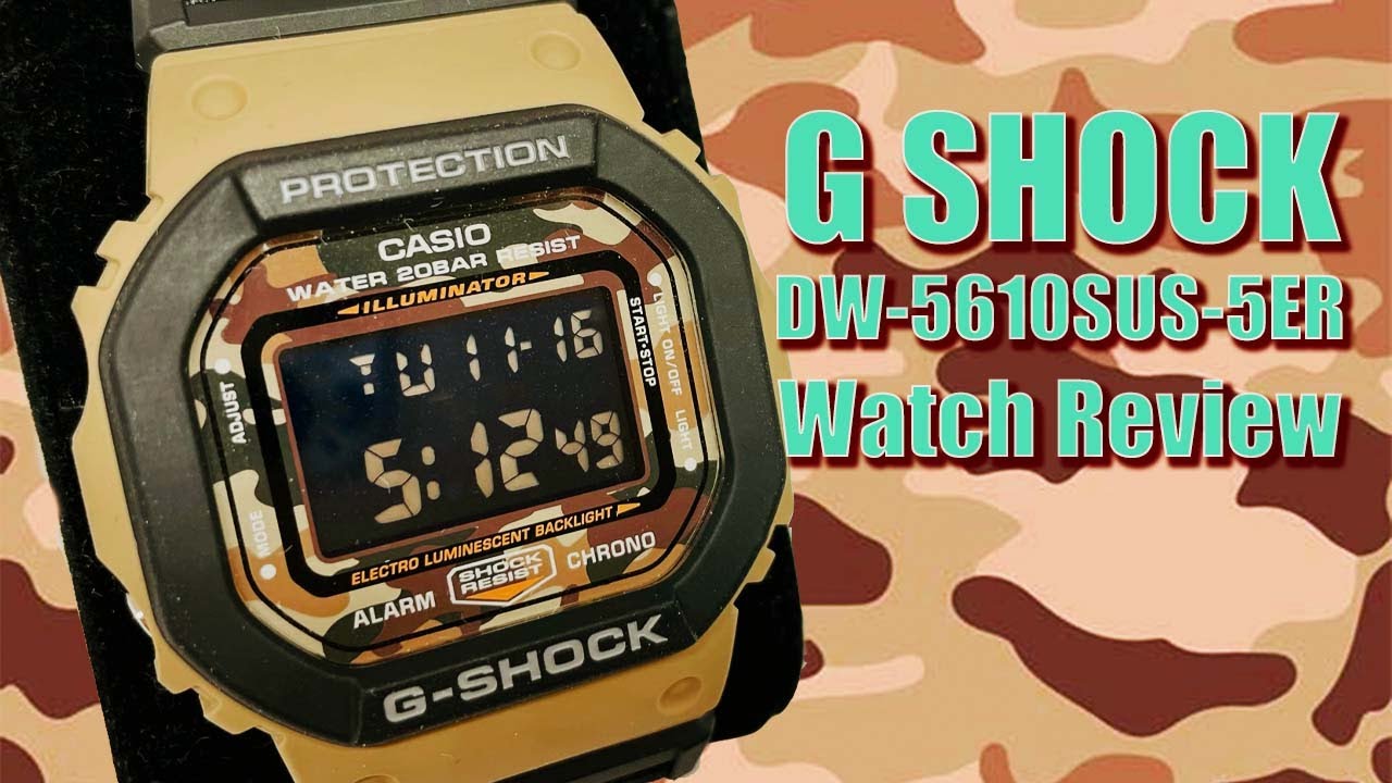 G Shock Review DW-5610SUS-5ER - The perfect G Shock gift?