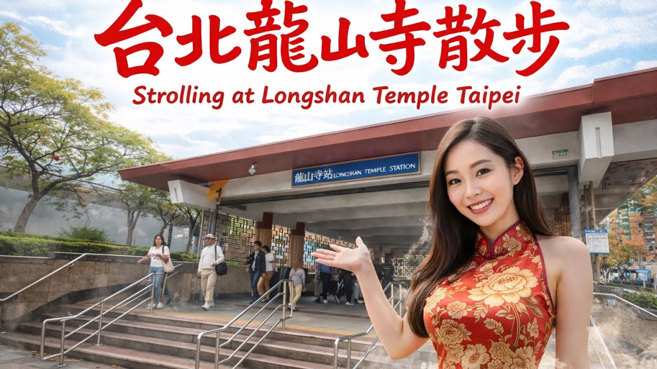 台北・龍山寺を散歩｜萬華の街と日常の風景
