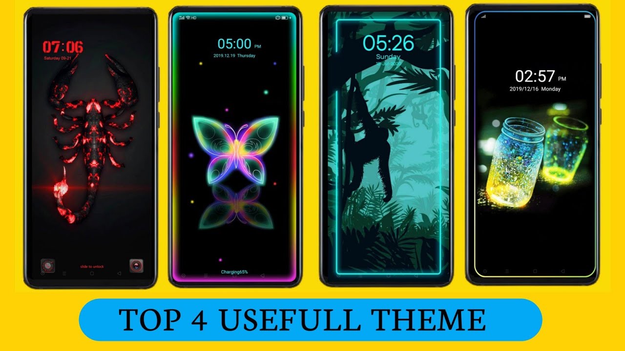 Top Four New Theme OPPO A5 2020 /Themes Store / Usefull oppo Theme  🤗