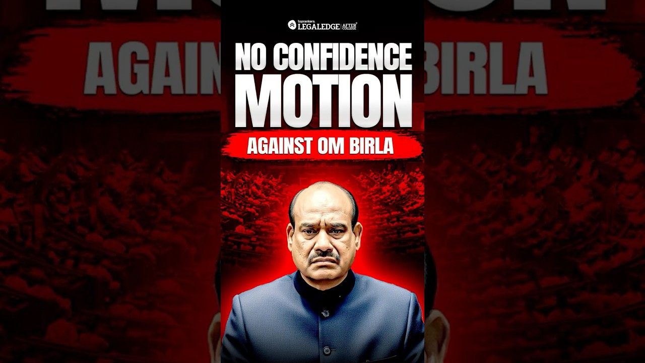 No-Confidence Motion Against Om Birla 😲 👉 Can Lok Sabha Speaker Be Removed? ❌ What Happens Next?