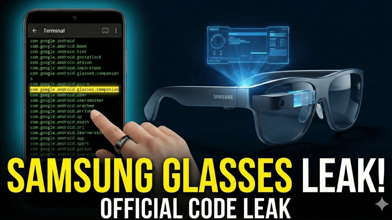 Samsung's Unreleased XR Glasses Just Got Exposed(Huge Leak)