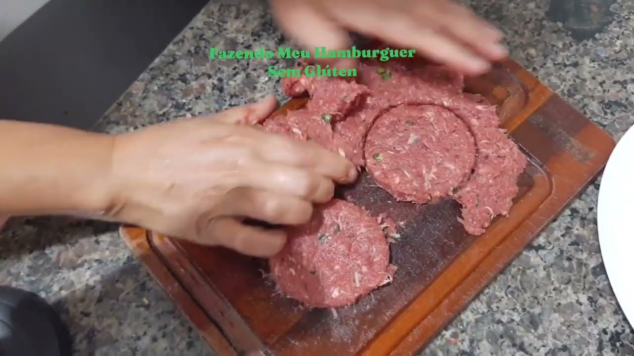 ASMR Fazendo Meu Hamburguer Sem Glúten 