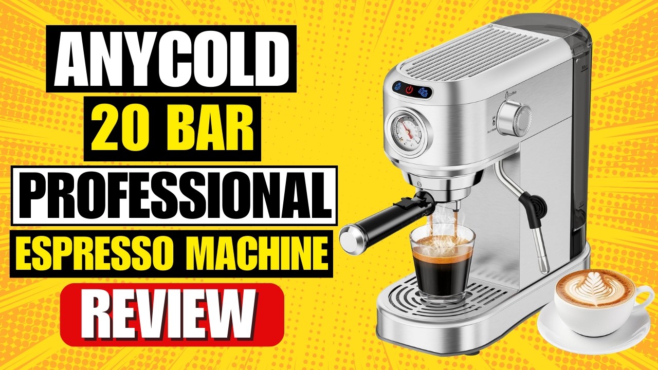 ANYCOLD 20 Bar Espresso Machine Review