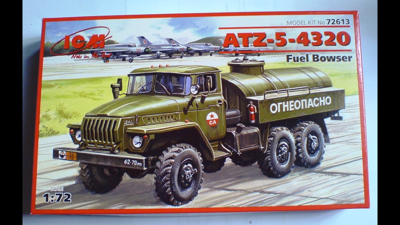 Обзор модели АТЗ-5-4320 от ICM 1/72 Inbox review ATZ-5-4320 in scale 1/72