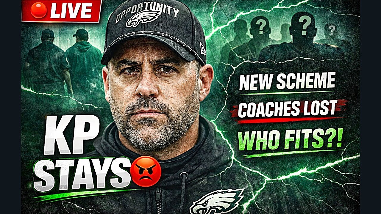 KP STAYS 😡🦅 Eagles New Scheme—Coaches LOST… Who FITS?! 🔥 LIVE 📱