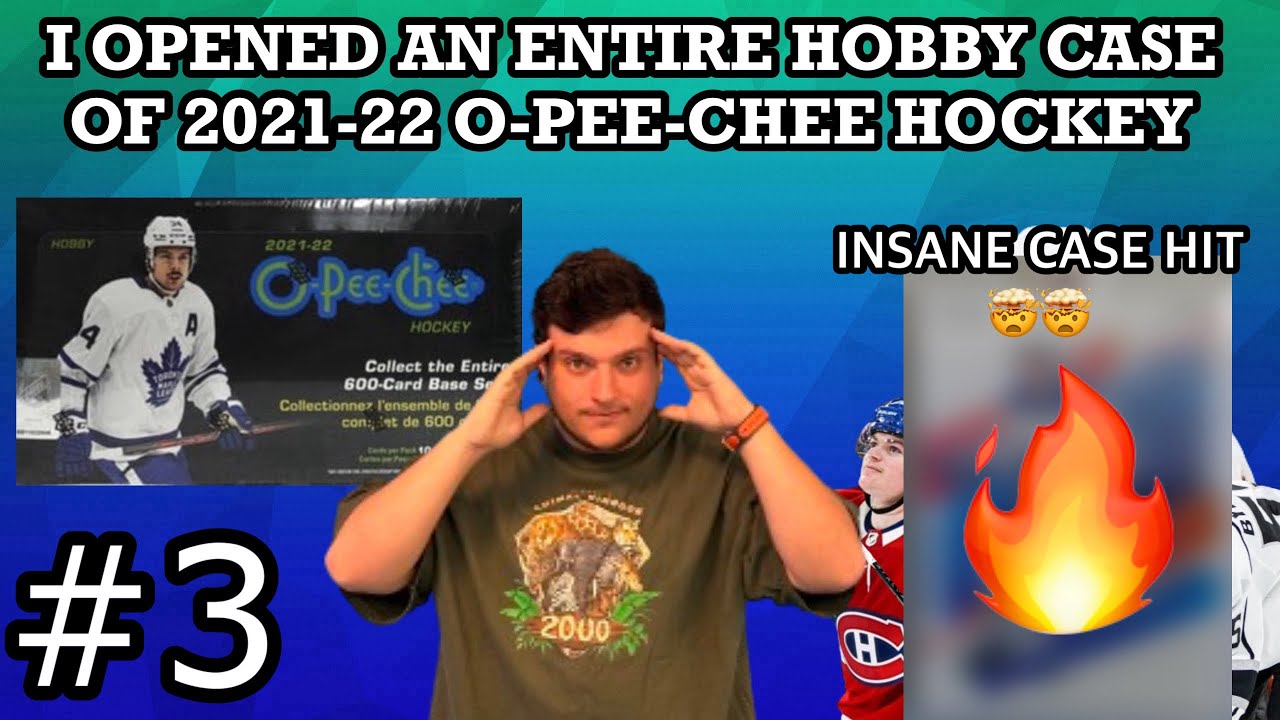 INSANE CASE HIT 🤯🔥 - I Opened An Entire Hobby Case Of 2021-22 O-Pee-Chee Hockey!! Part 3
