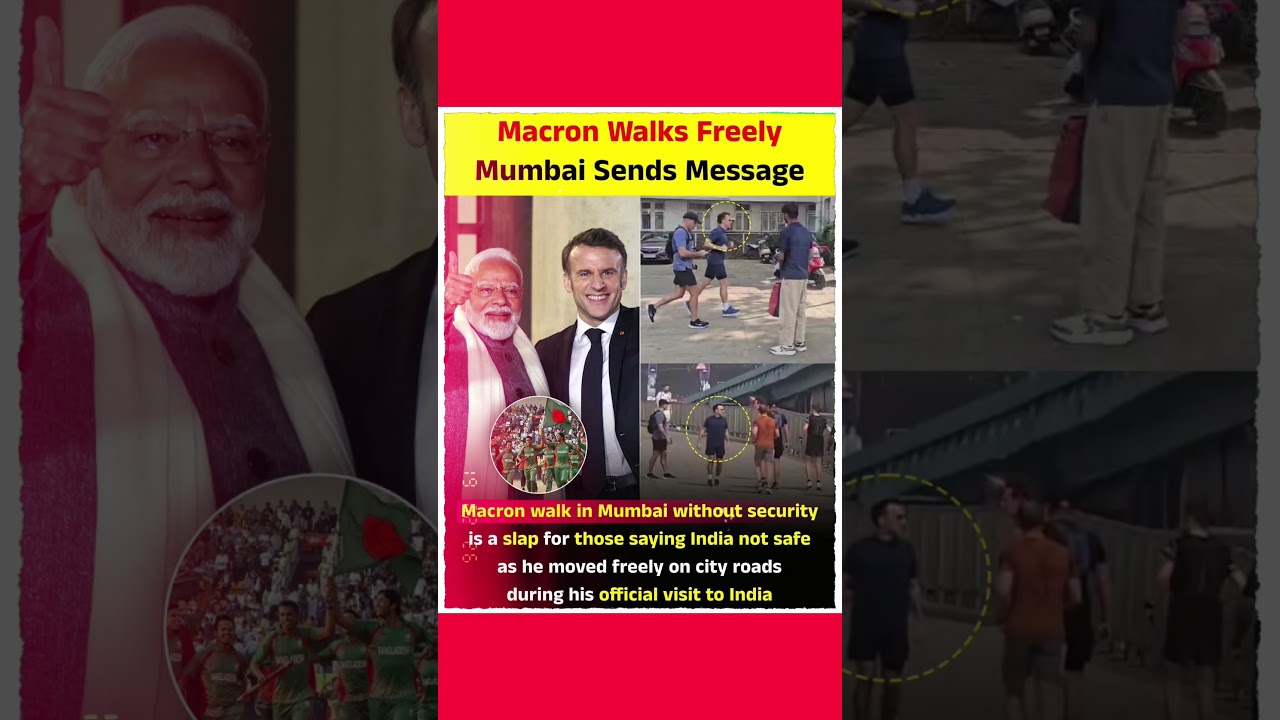 Macron on Marine Drive: A Morning Walk Like a Local