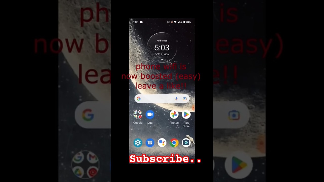 how i boost my wifi on Android. easy peasy!