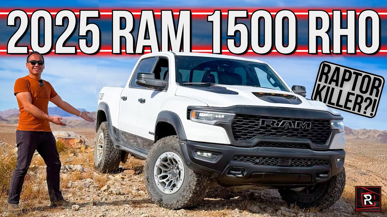 The 2025 Ram 1500 RHO Is A Twin-Turbo Raptor Killing Off-Road Warrior With TRX Vibes