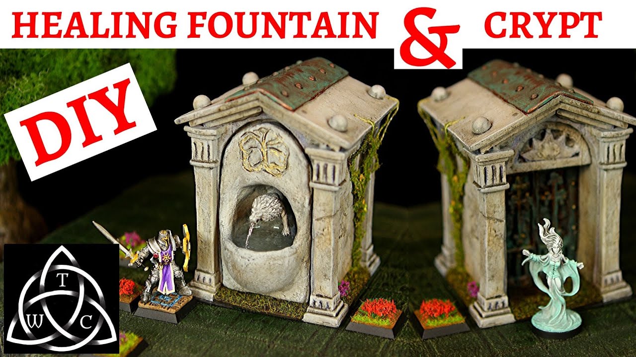 DIY MODULAR Healing Fountain & Crypt