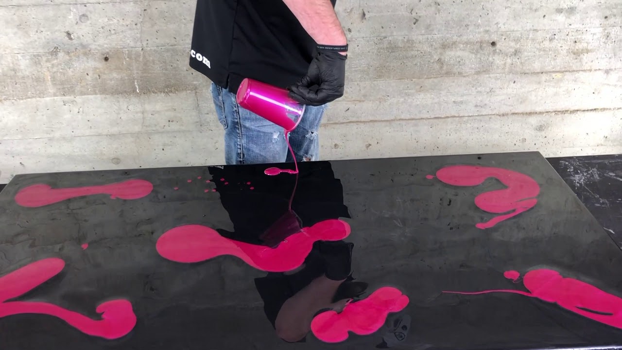 3D Technique | Hot Pink & Black Epoxy Board | Leggari Products