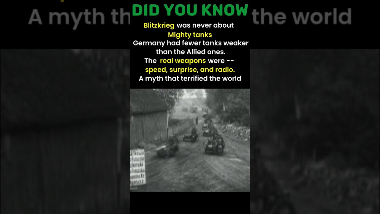 Did you know the Myth about Blitzkrieg ?