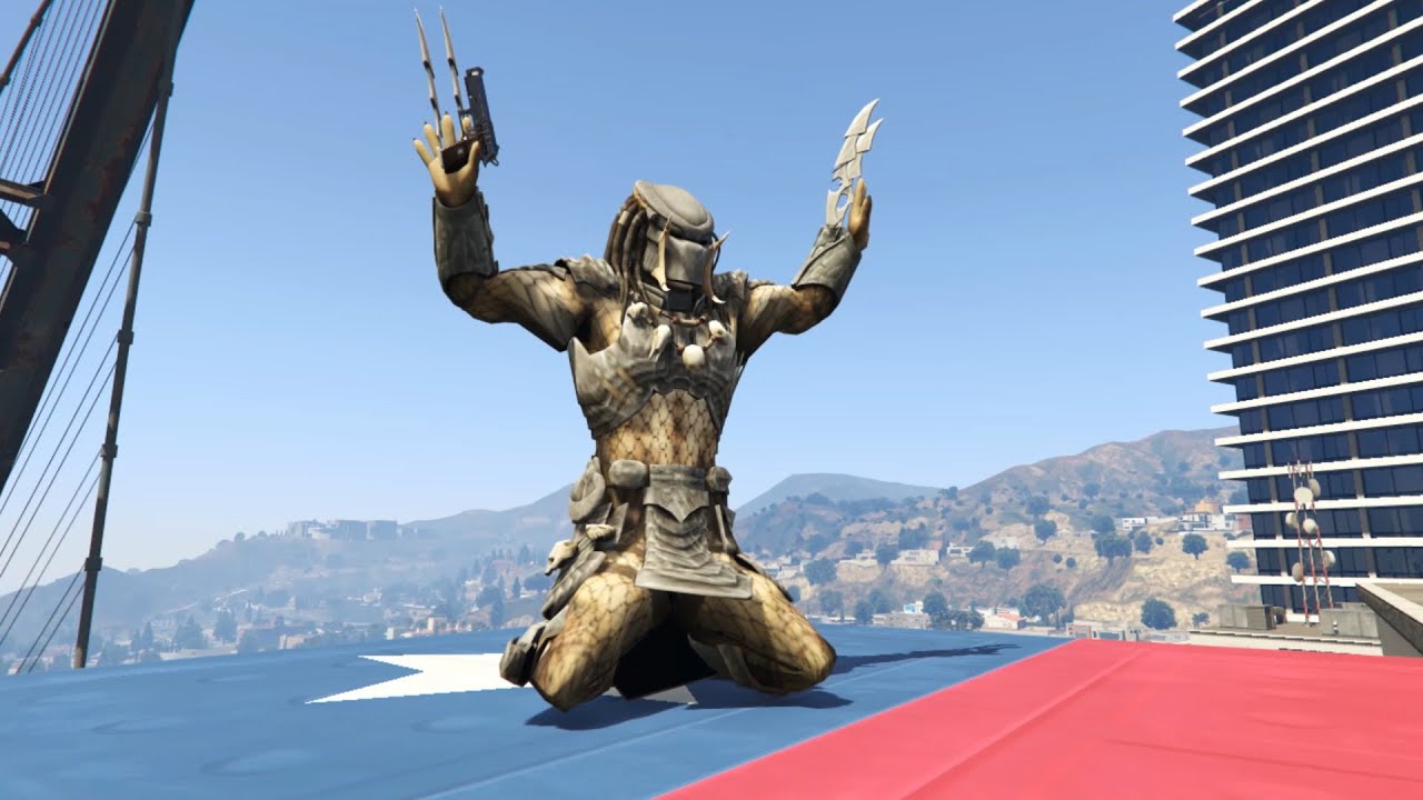 GTA 5 Impressive Ragdolls #37 ( Predator - Funny Ragdolls )