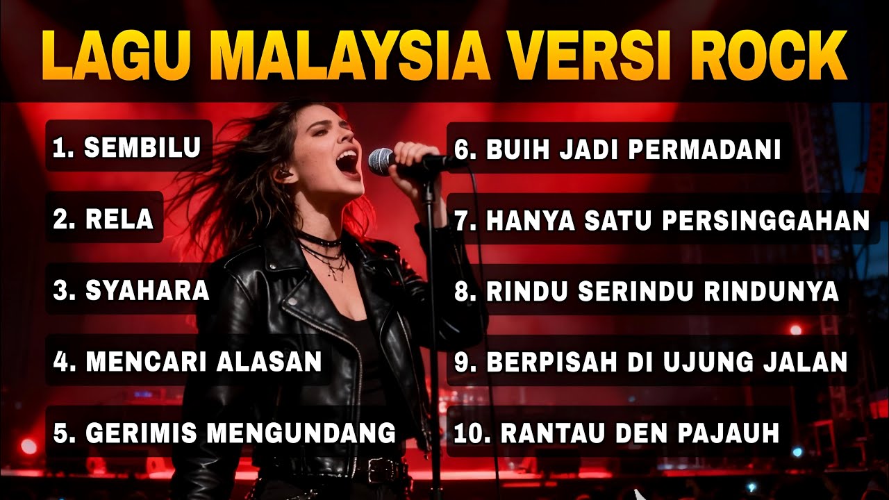 10 LAGU LAWAS MALAYSIA TERBAIK VERSI ROCK METAL | RM AUDIO COVER