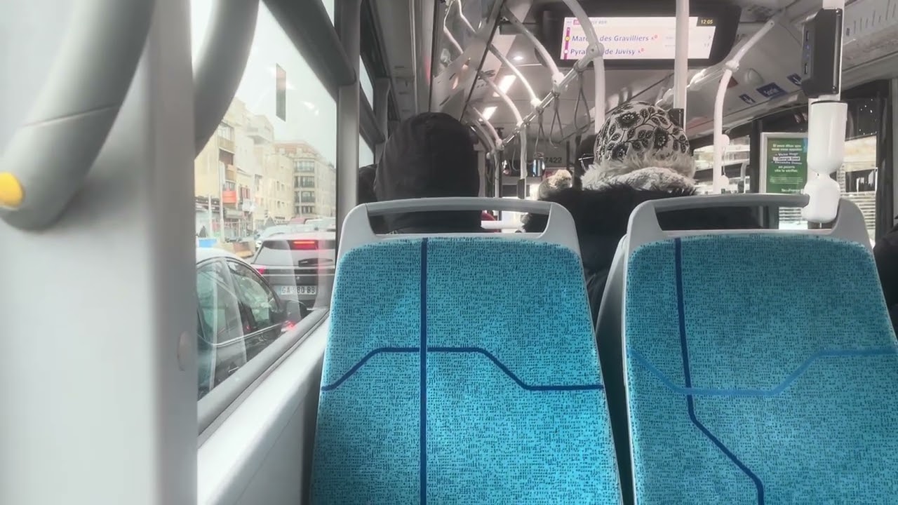 RATP A bord du MAN Lion’s City 12 GNC n°7422 ligne 285 direction Juvisy RER 