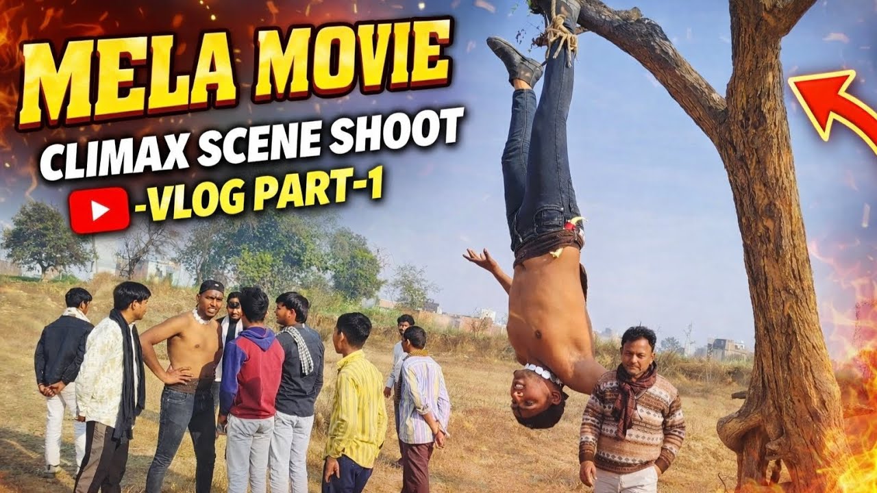 Behind the scenes Mela movie climax scene shoot BTS Vlog Part-1 #melamovie #viral #vlog 