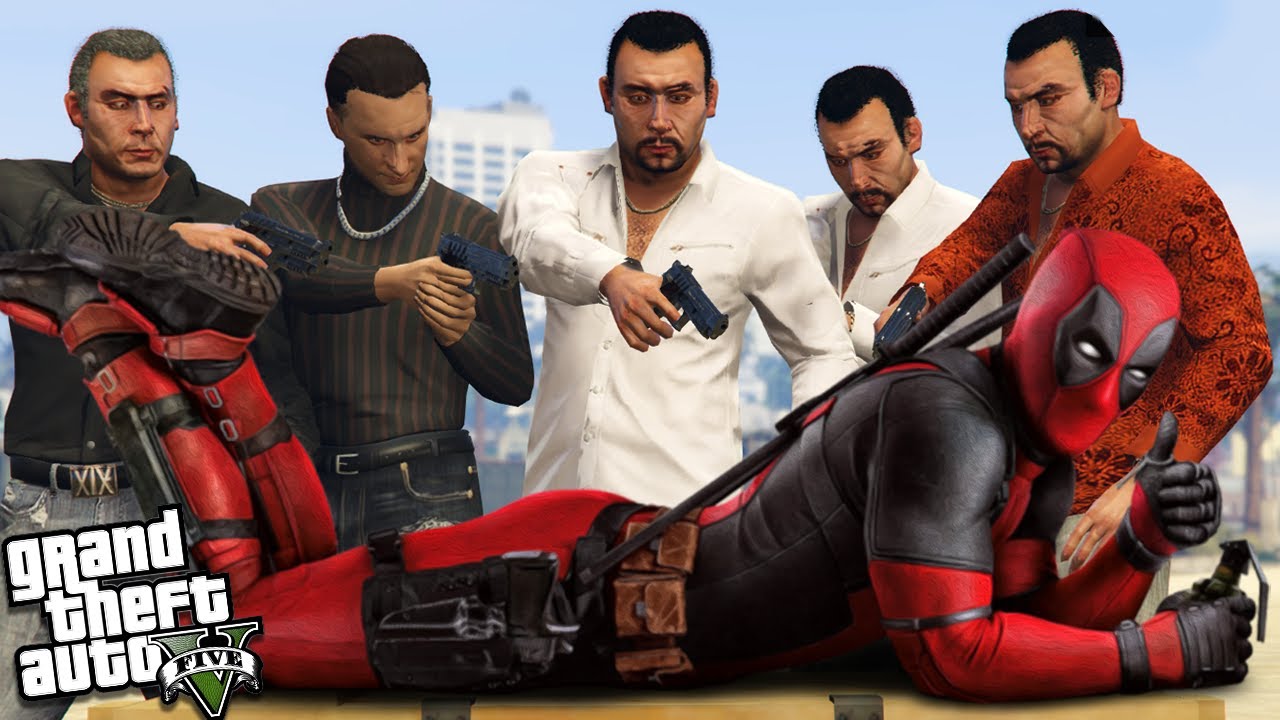 ДЭДПУЛ ВЕРНУЛСЯ в Лос-Сантос (GTA 5 Моды)