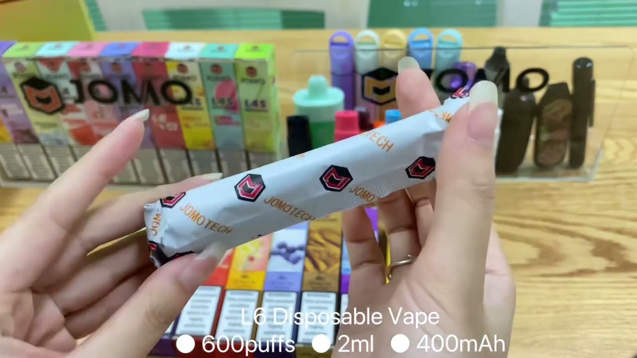 L6 Jomotech 600 Z&uuml;ge Einweg-Vape-Pen Gro&szlig;handel E-Zigaretten