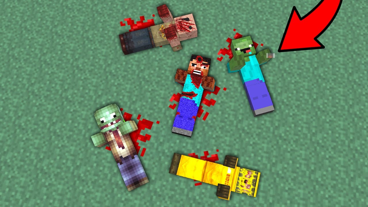 ZOMBİ ÇETESİ TUZAĞA DÜŞTÜ ZOMBİLER ÖLDÜ! 😱 - Minecraft