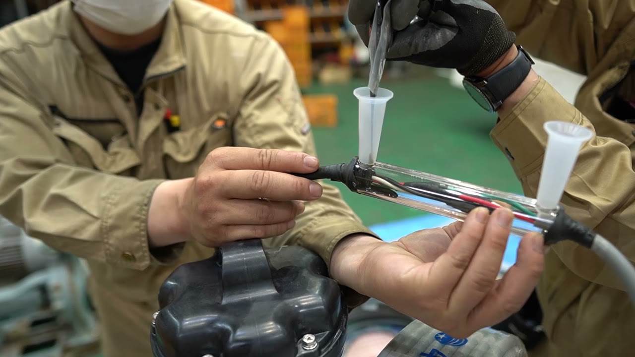 【電気工事】水中ケーブル接続材 レイケムとスコッチキャスト