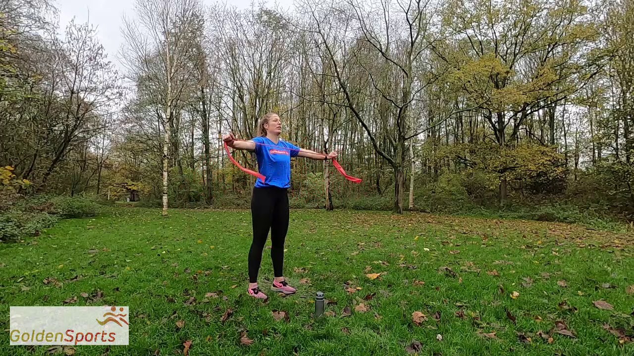 Een nieuwe training met weerstandsband