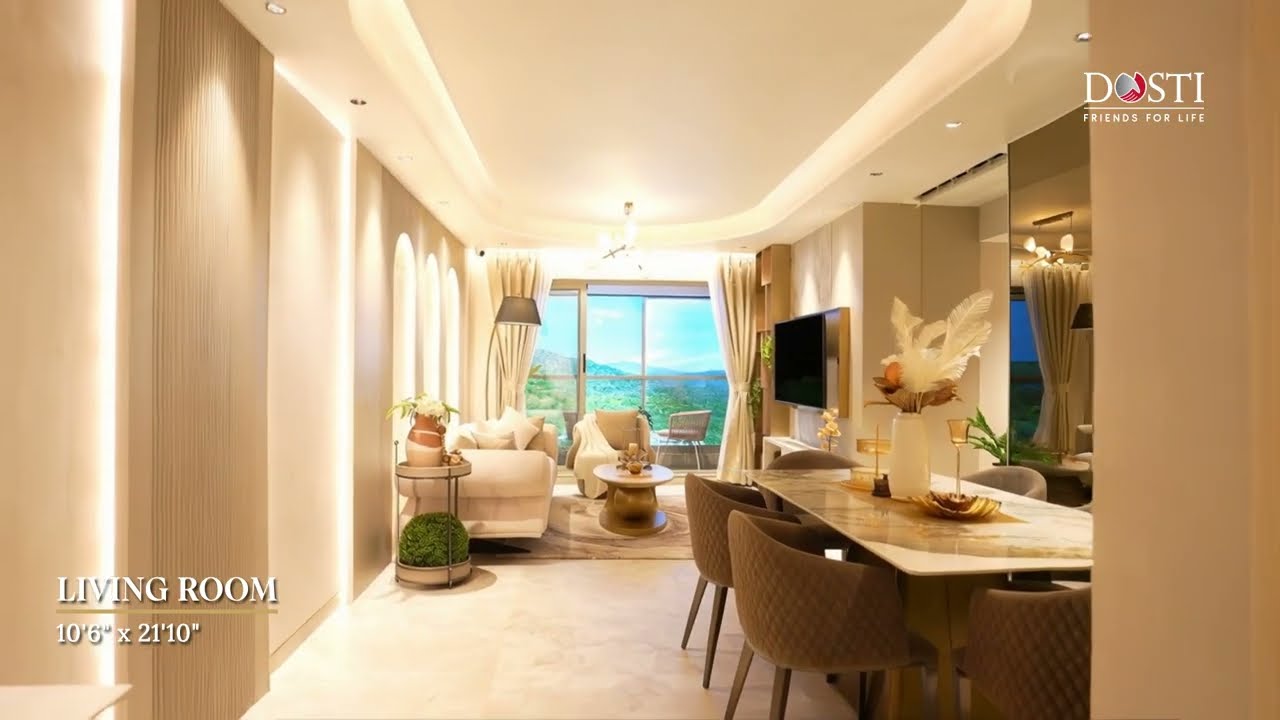 Explore Your Dream 3 BHK at Dosti 604, Wagle Estate, Thane