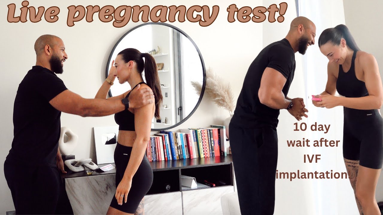 My IVF Journey: Pregnancy Test After Emotional 10-Day Wait VLOG (Pt. 3) | Lisa Fiitt