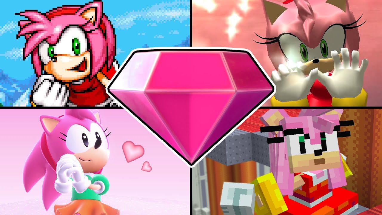 All of Amy's Reactions by getting a Chaos Emerald
