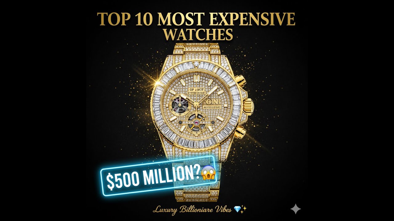 $500 Million Watch?! 😱 | Top 10 Most Expensive Watches Ever Made
