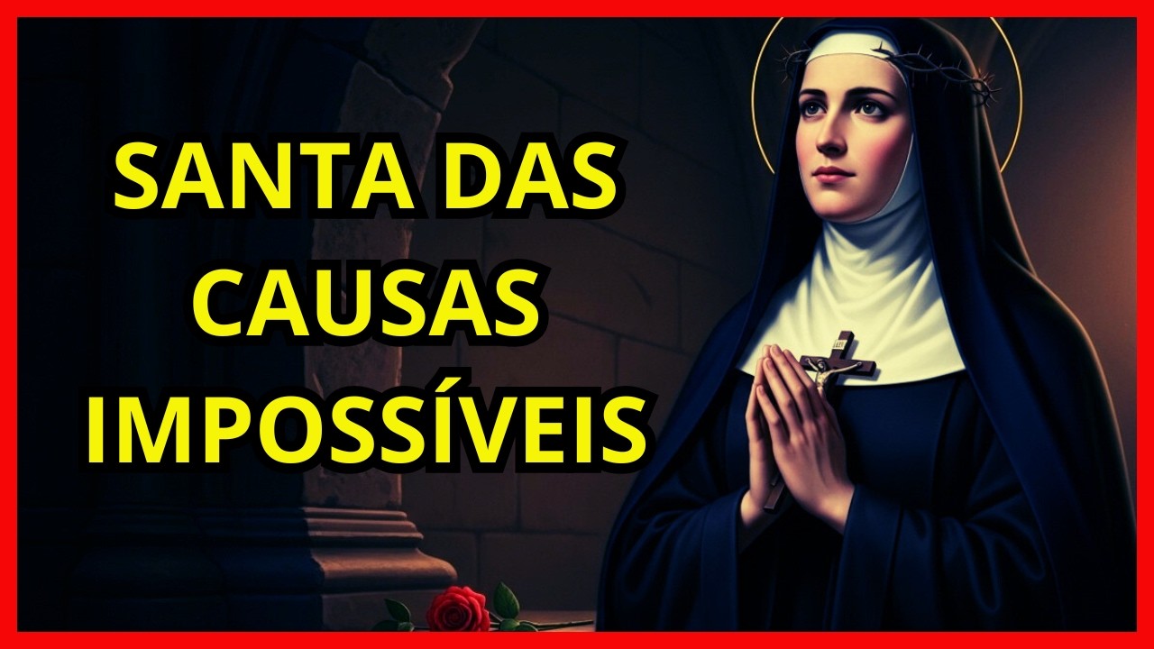 TERÇO DE SANTA RITA DE CÁSSIA: Oração Forte Para Milagres!