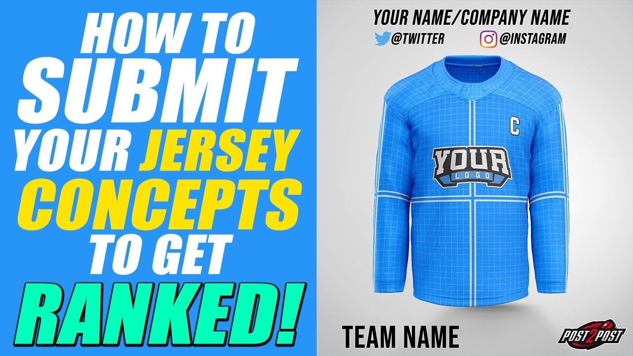 How To Submit Your Jersey Concepts To Get RANKED!