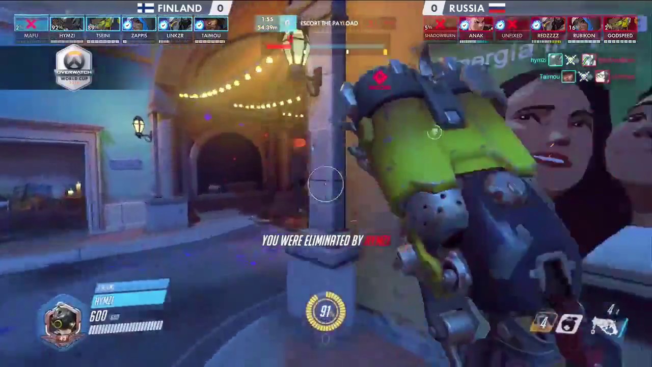 Finland vs Russia Semifinal 1  Overwatch World Cup
