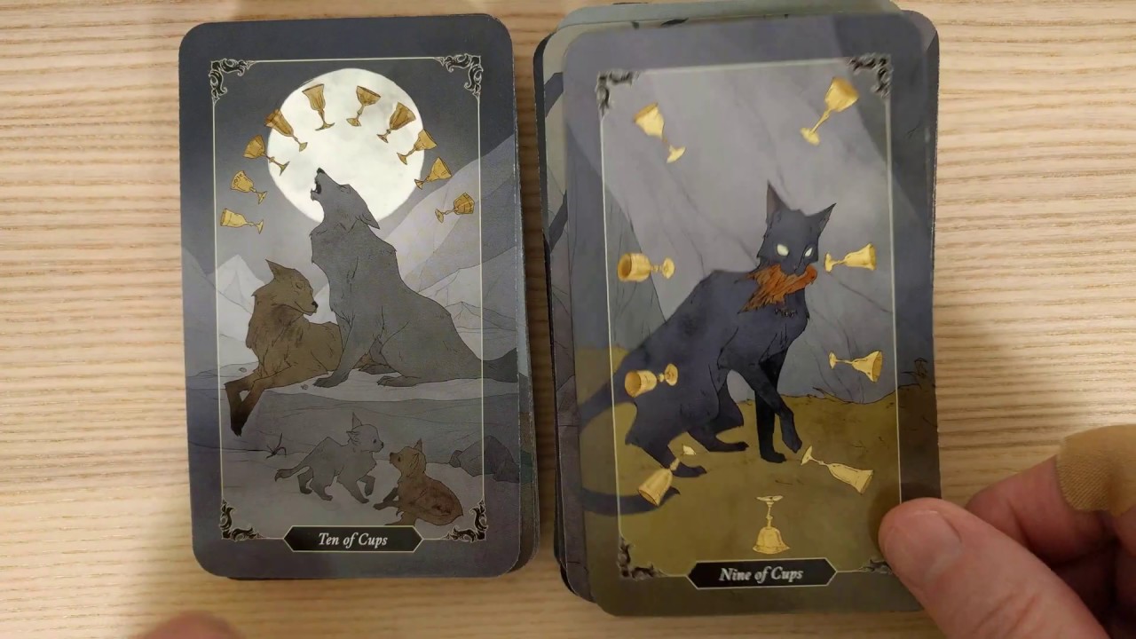 DarkWood Tarot - 4k flip through