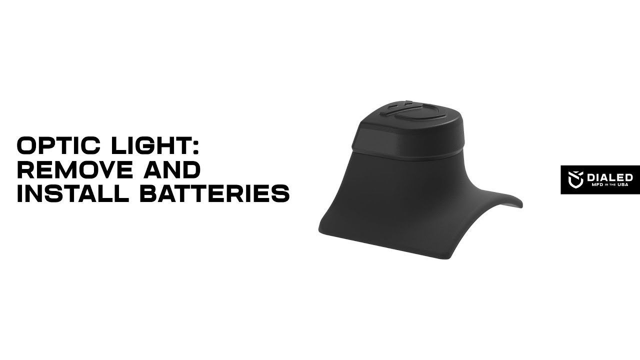 Changing Batteries on the Optic Light