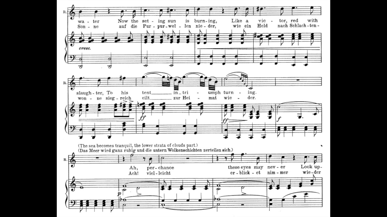 Maria Callas - Weber: Oberon: Ocean thou mighty monster (1964) [score]