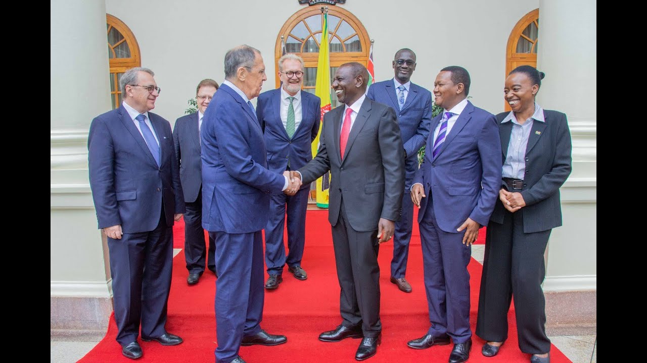 Russia seeks to bolster ties with Kenya as Lavrov meets Pres. Ruto