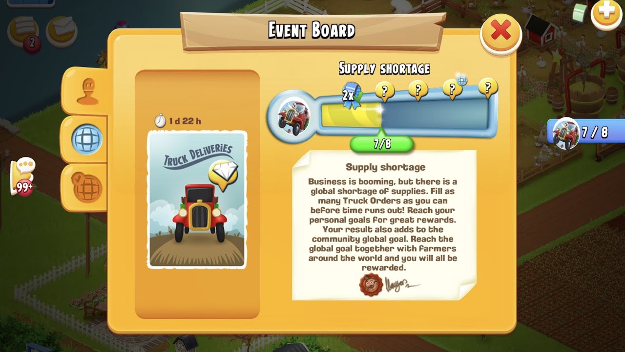 Supply Shortage Event 🚚 Hay Day ⭐️ Gameplay level 117